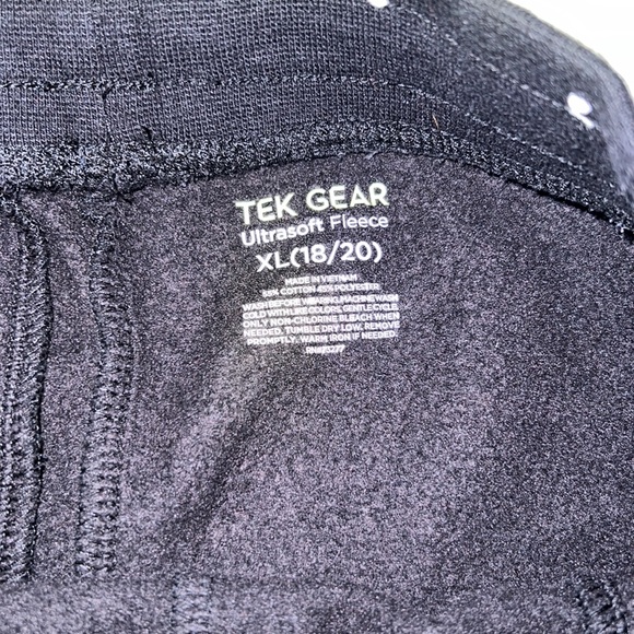 Boy’s Tek Gear black joggers - Picture 5 of 5